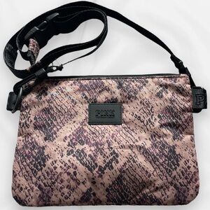 PINK Victoria's Secret Snake Print Taffeta Crossbody Bag